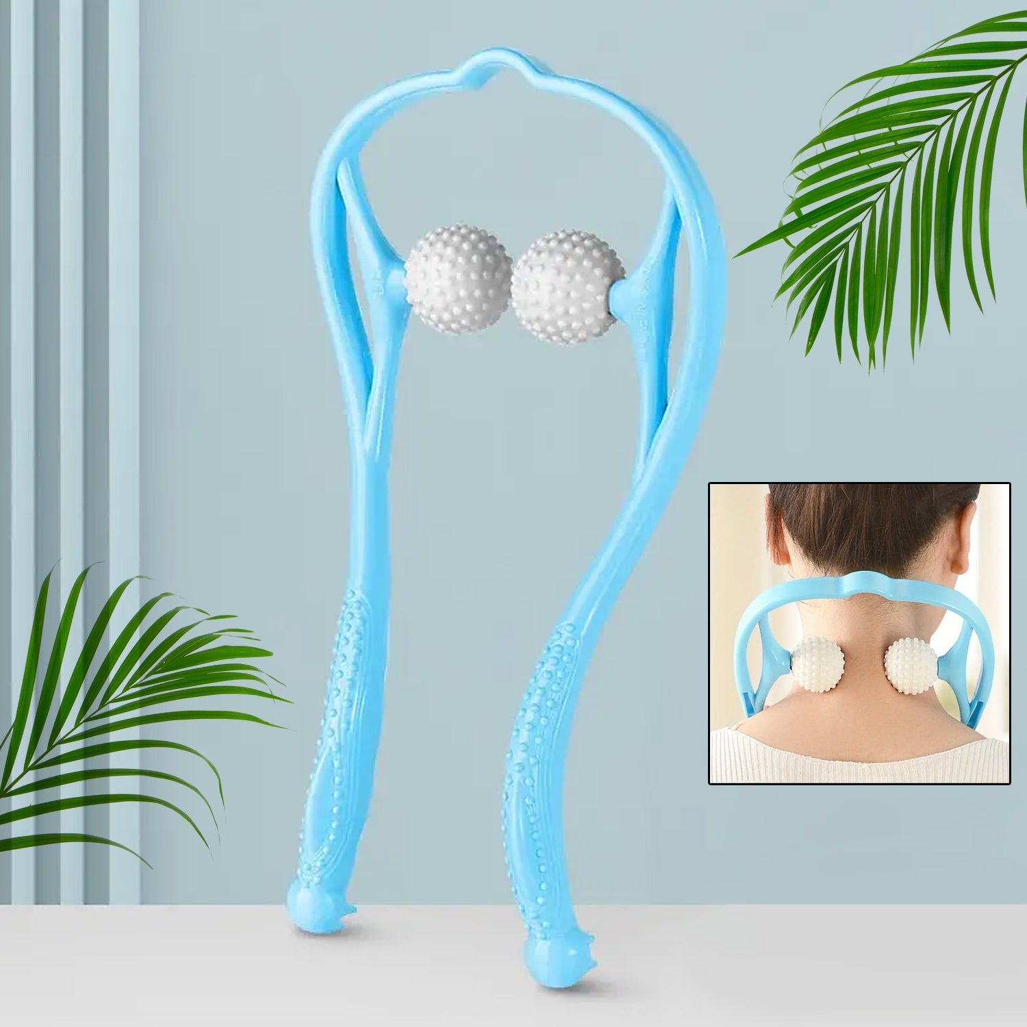 Portable Neck & Shoulder Massager for Back & Waist Relief Portable Neck & Shoulder Massager for Back & Waist Relief